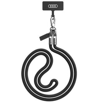 Audi universell telefonsnodd 120 cm 6 mm crossbody svart/svart AU-CBL8-R8/D1-BK