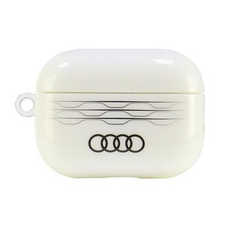 Audi IML Geometric Pattern AirPods Pro 2 skal vit/white AU-IMLAPP2-A6/D3-WE