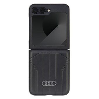 Audi Synthetic Leather MagSafe Z Flip6 F741 svart/black hårdskal AU-TPUPCFlip6-Q5/D1-BK