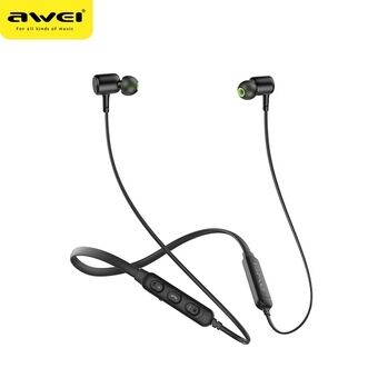 AWEI sporthörlurar Bluetooth G30BL-BK svart/black Neckband