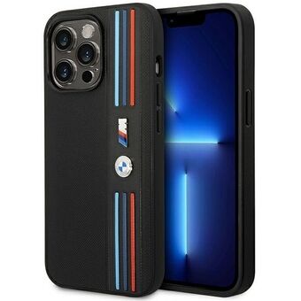 Etui BMW BMHCP14L22PPMK iPhone 14 Pro 6,1" czarny/svart Tricolor M Collection.