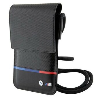 Torebka BMW BMOWBPUCARTCBK Wallet Bag i svart kolfibertrikolor-linje