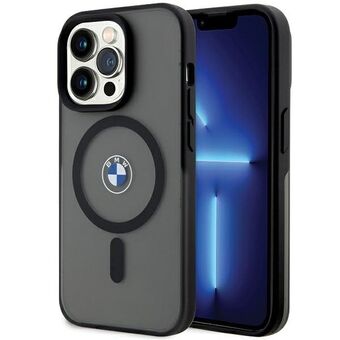 BMW BMHMP15XDSLK iPhone 15 Pro Max 6.7" svart/svart hardcase IML Signature MagSafe