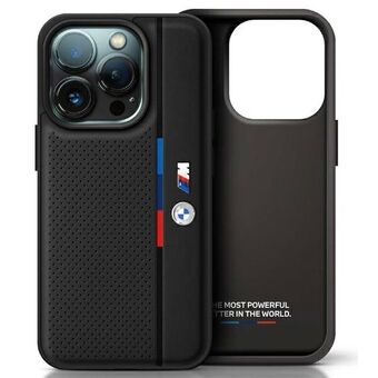 BMW BMHCP16L23PUPVK iPhone 16 Pro 6.3" svart/svart hardcase M Perforerad Tricolor Detail Line