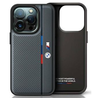 BMW BMHCP16L23PUPVA iPhone 16 Pro 6.3" antracit/antracit hardcase M Perforerad Tricolor Detaljlinje