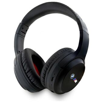 BMW Bluetooth On-ear hörlurar ENC BMBHMIAV27MBCTK svart/black Printed Logos