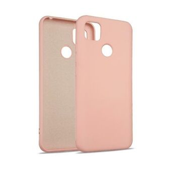 Beline-fodral i silikon för Xiaomi Redmi 9C rosa-guld