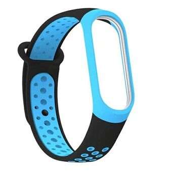 Beline-rem Mi Band 3/4 design svart-blå / svart-blå