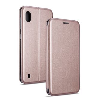 Beline Etui Bok Magnetiskt för Samsung A10 i rosa-guld.