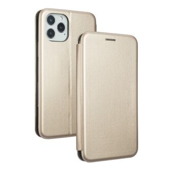 Beline Book magnetfodral iPhone 12/12 Pro 6,1" guld/guld