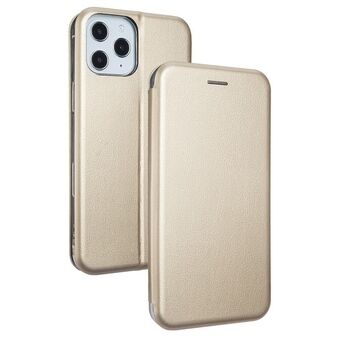 Beline Book magnetfodral iPhone 12 Pro Max 6,7" guld/guld