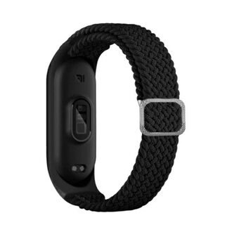 Beline rem Mi Band 7/6/5 Textil svart/black