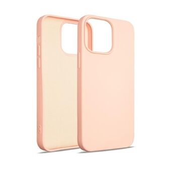 Beline Fodral Silikon iPhone 14 Pro Max 6,7" roséguld / roséguld