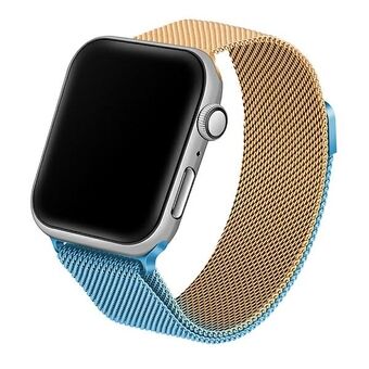 Beline Apple Watch Stålrem 42/44/45/49 mm blå/guld blå/guld