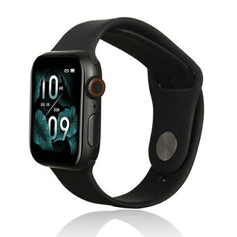 Beline armband för Apple Watch Silicone 42/44/45/49mm svart / black