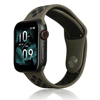 Beline Apple Watch Sport Silikonband 38/40/41 mm brun/svart brun/svart