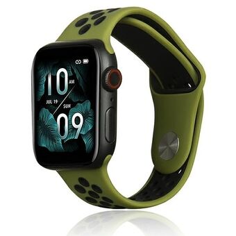 Beline Apple Watch Sport silikonband 42/44/45/49 mm grön/svart grön/svart