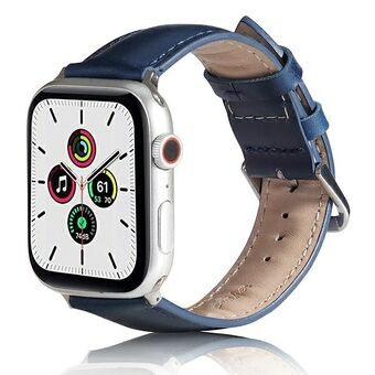 Beline Apple Watch Läderrem 42/44/45/49 mm blå/blå