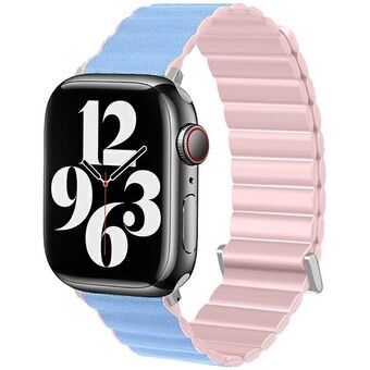 Beline pasek Apple Watch Magnetic Pro 38/40/41mm rosa/blå
