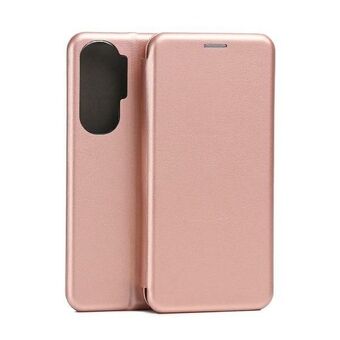 Beline Etui Book Magnetic Honor 90 Lite i rosa guld.