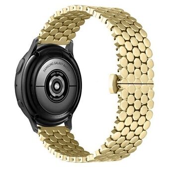 Beline Pasek Watch 20mm Metal Honeycomb Guld /gul låda