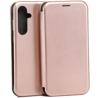 Beline Etui Bok Magnetiskt Samsung A35 A356 rosa-guld