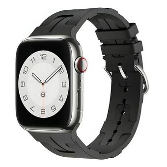 Beline remmen för Apple Watch Silicone Ultra 38/40/41mm svart / svart låda