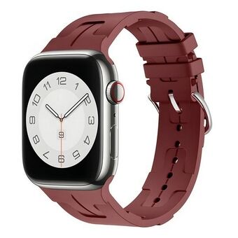 Beline pasek Apple Watch Silicone Ultra 38/40/41mm bordowy /marsalåda