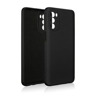 Beline Etui Silicon Motorola MOTO G52 svart/svart