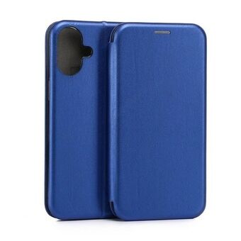 Beline Etui Bok Magnetisk iPhone 16 Plus blå/blue