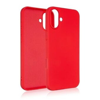 Beline Etui Silikon iPhone 16 6,1" röd/red