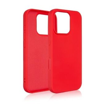 Beline Etui Silikon iPhone 16 Pro 6.3" röd/red