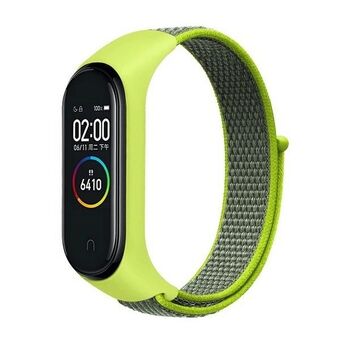 Beline pasek Mi Band 7/6/5/4/3 NylonLoop gul/yellow