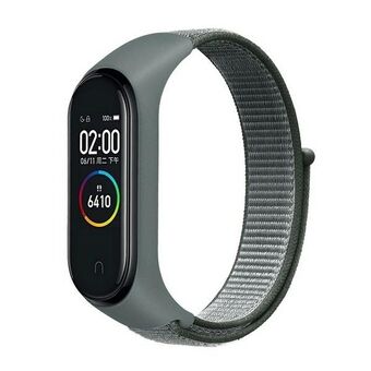 Beline rem Mi Band 7/6/5/4/3 NylonLoop grå/grey