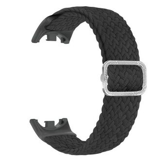 Beline pasek Mi Band 8 Nylon svart/svart