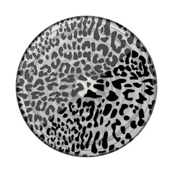 Popsockets PlantCore Grip Black Leopard 806545 handtag och telefonställ.