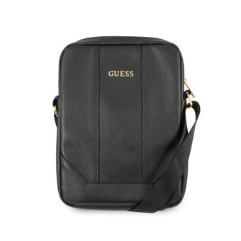 Guess GUTB10TBK 10" svart/svart Saffiano tabletfodral