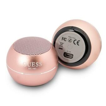 Guess Bluetooth-högtalare GUWSALGEP Högtalare mini rosa/rosa