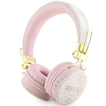 Gissa Bluetooth-hörlurar GUBH704GEMP rosa/pink 4G metalllogo