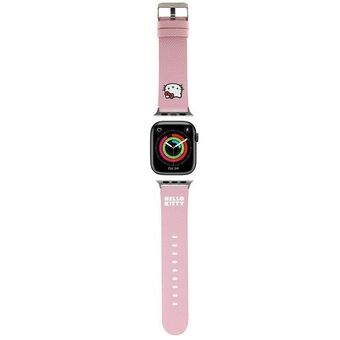 Hej Kitty Pasek HKAWMPGKHP Apple Watch 38/40/41mm rosa/rosa rem Kitty Head