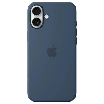 Etui Apple MYYA3ZM/A iPhone 16 Plus 6,7" MagSafe granatblå/denim Silikonskal