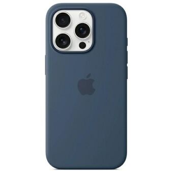 Etui Apple MYYU3ZM/A iPhone 16 Pro Max 6.9" MagSafe mörkblå/denim Silikonfodral