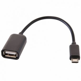 Adapter microUSB-USB OTG svart/schwarz