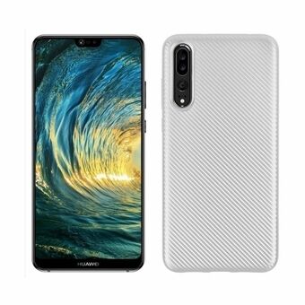 Fodral kolfiber Huawei P20 Pro silver / silver