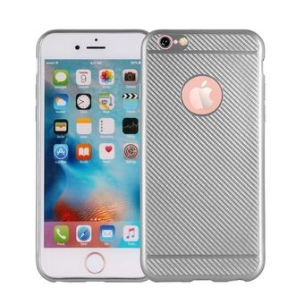 Skal Carbon Fiber iPhone 7 Plus silver / silver