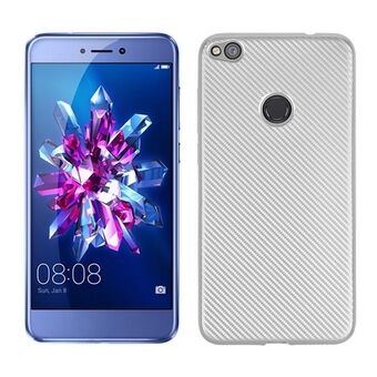 Fodral Kolfiber Huawei P8 lite 2017 silver / silver