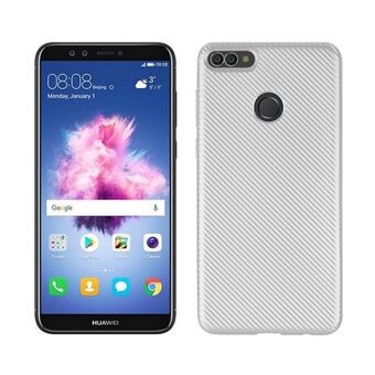 Fodral Kolfiber Huawei Y9 2018 silver / silver