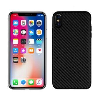 Skal Carbon Fiber iPhone XS Max Svart 