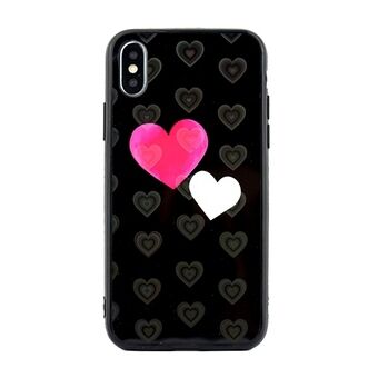 Fodral Hearts iPhone 5 / 5S / SE design 5 (hjärtan svart)