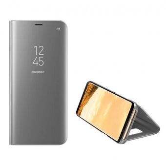 Clear View-fodral Samsung M31s M317 silver/silver